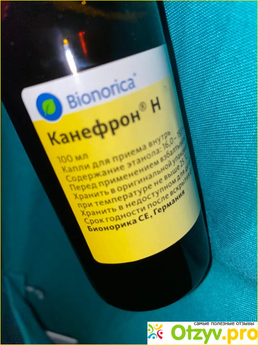 Отзыв о Канефрон раствор для применения внутрь