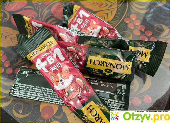 Отзыв о Кофейный напиток Monarch 4 в 1 Cherry