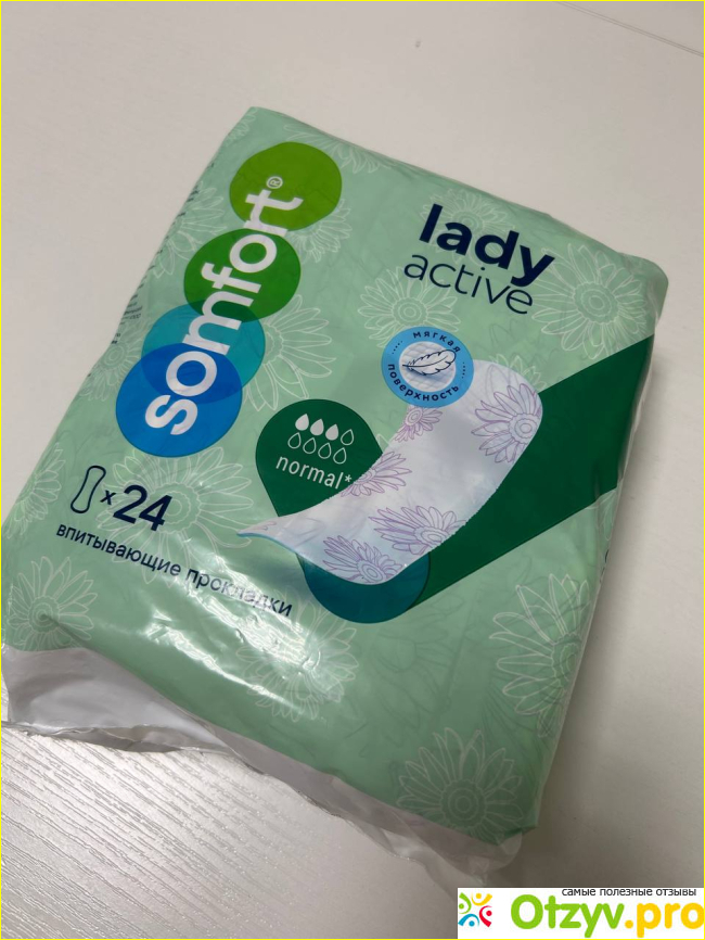 Отзыв о Прокладки урологические Somfort Lady Active Normal 24