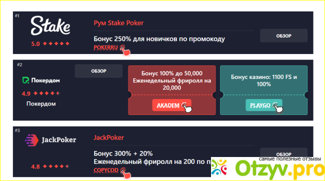 Отзыв о Academypoker.ru