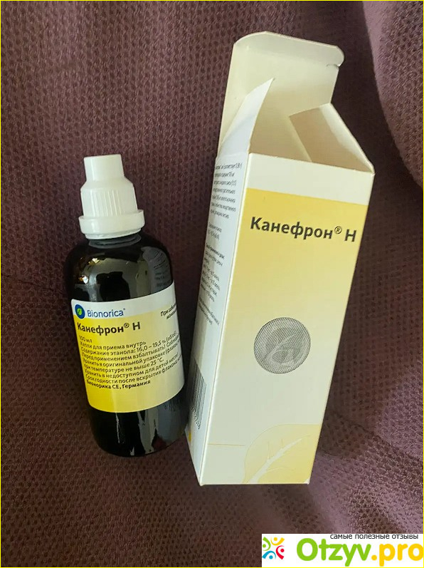 Отзыв о Канефрон раствор для применения внутрь