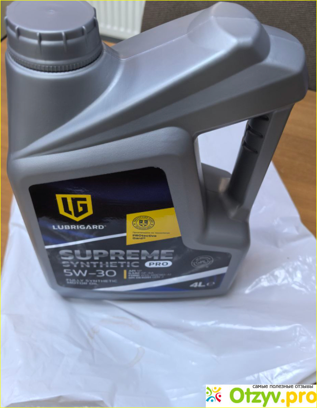 Отзыв о Lubrigard Supreme Synthetic PRO 5W-30