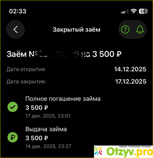 Отзыв о Займер