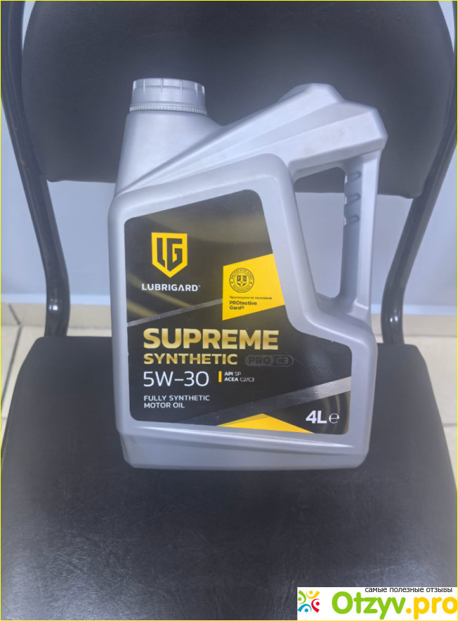 Отзыв о Lubrigard SUPREME SYNTHETIC PRO C3 5W-30