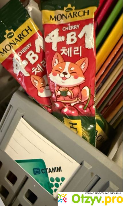 Отзыв о Кофейный напиток Monarch 4 в 1 Cherry