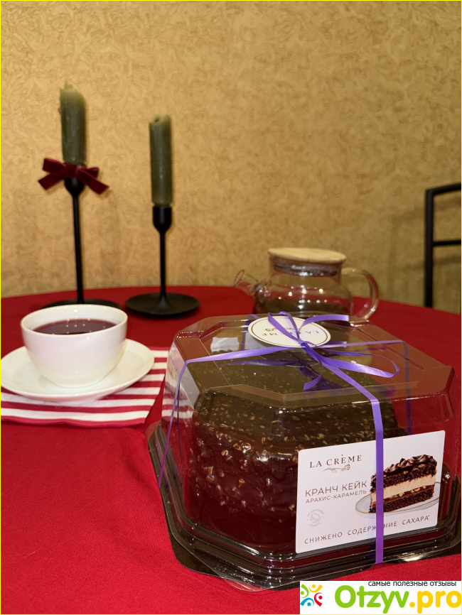 Отзыв о Торт "La Creme" Кранч кейк арахис-карамель