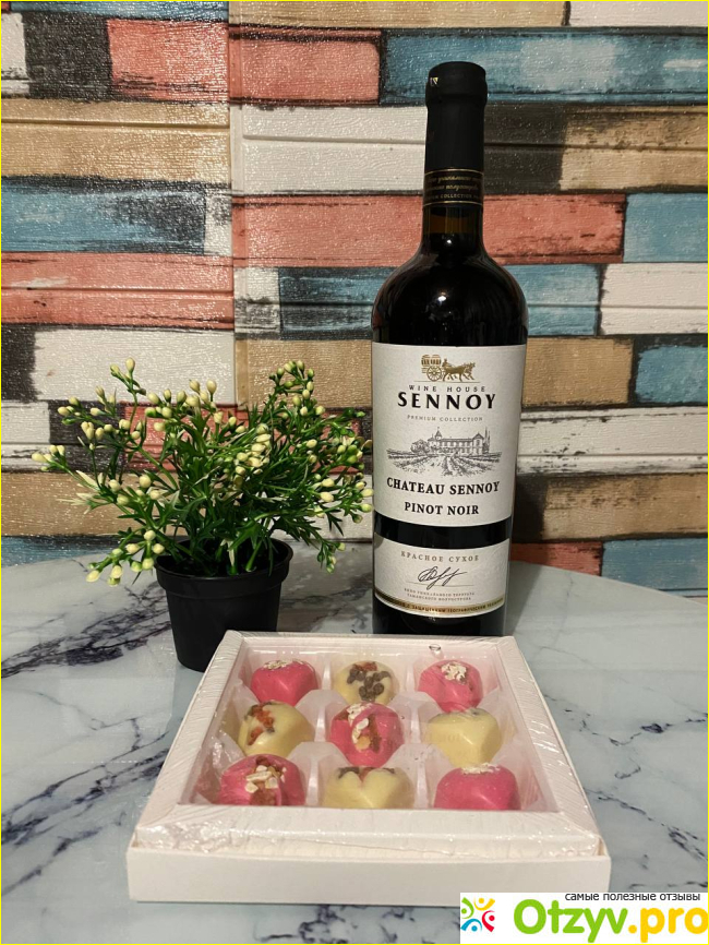 Отзыв о Сухое красное вино Chateau Sennoy Pinot Noir