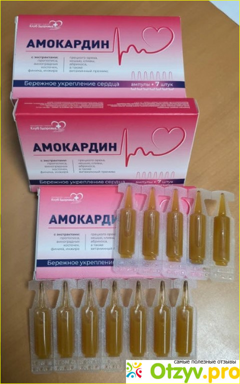 Отзыв о Ампулы "Амокардин"