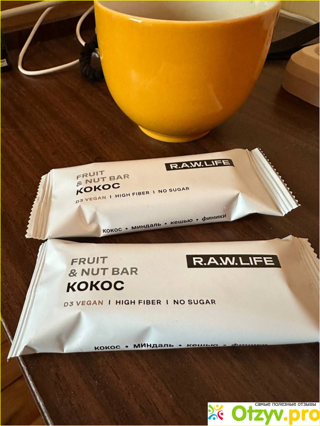 Отзыв о R.a.w. life фруктово-ореховая линейка батончиков «fruit and nut»