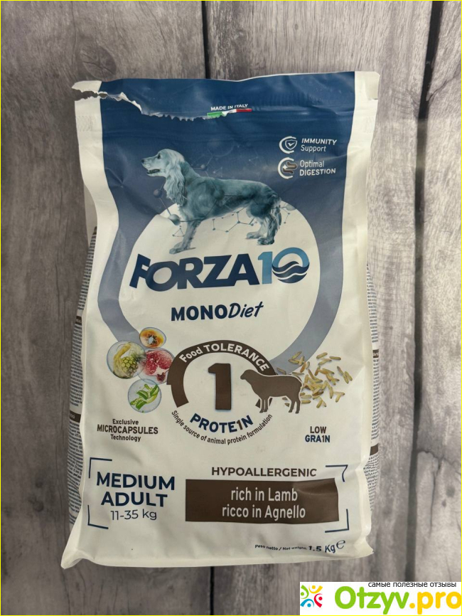 Отзыв о Корм Forza10 Mono DIET