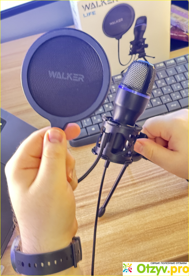 WALKER WCM-25 микрофон для записи фото1