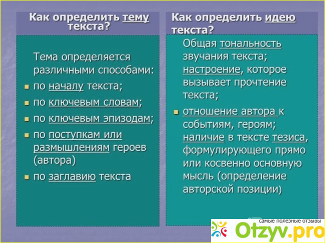 Идея текста описания. Как определить тему текста. Как определить тему теста. Как определить основную мысль текста. Тема и идея текста как определить.