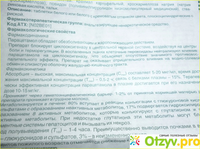 Парацетамол помогает от живота при месячных